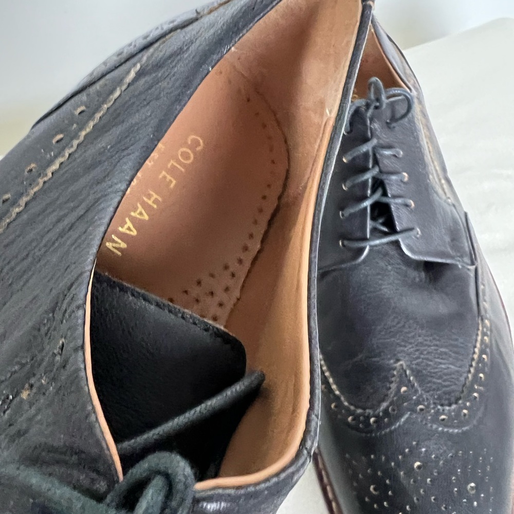 Cole Haan Warren Welt Grandos Wingtip Oxfords Size 12 - Picture 10 of 14